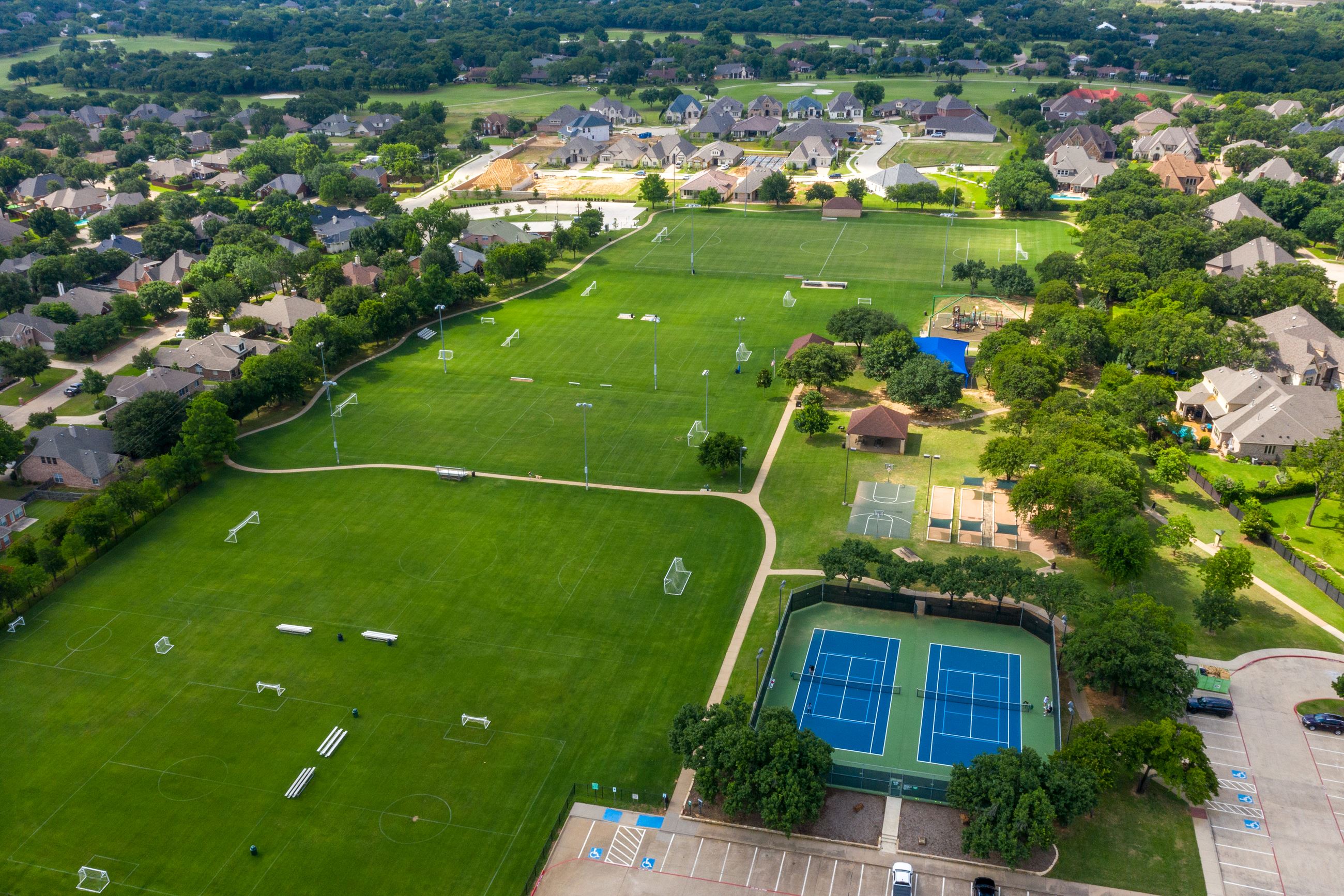 Artificial grass in Trophy Club, TX