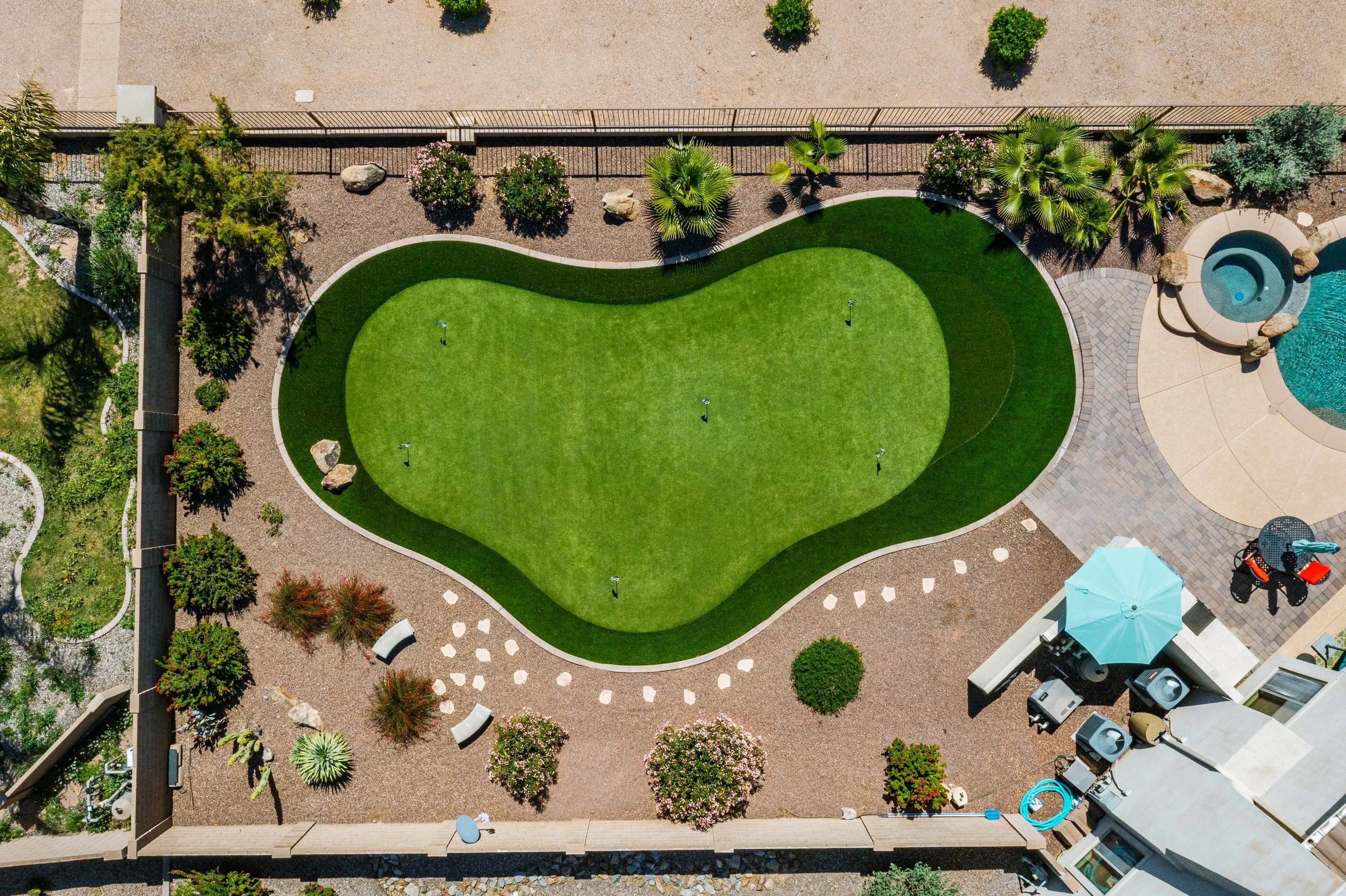 Artificial Putting Green Design in Euless, TX